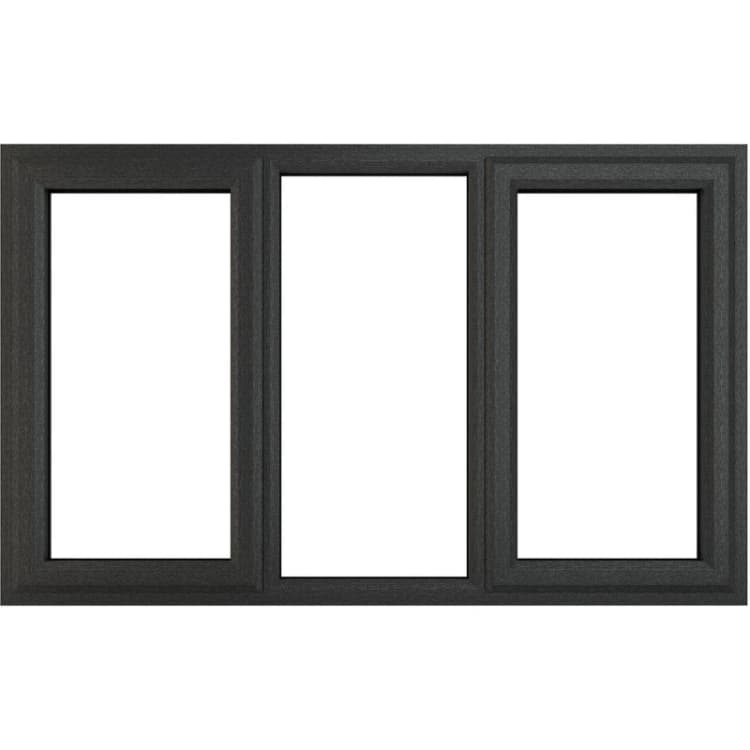 Image of Crystal Triple Glazed Window Grey/White Lh & Rh 1770 X 1115Mm Clear 60GWTG17701115