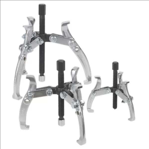 Image of Genuine SEALEY AK78 Gear Puller Set 3pc Triple Leg