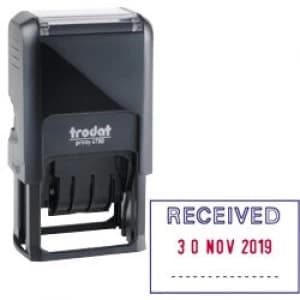 Image of Trodat Ecoprinty 47501 Date Stamp Black 24 mm