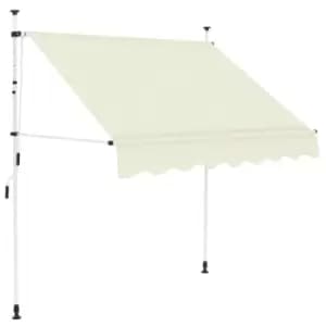 Image of Vidaxl Manual Retractable Awning 200cm Cream