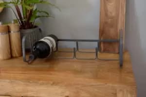 Image of Stackable Bottle Rack, Iron Wire