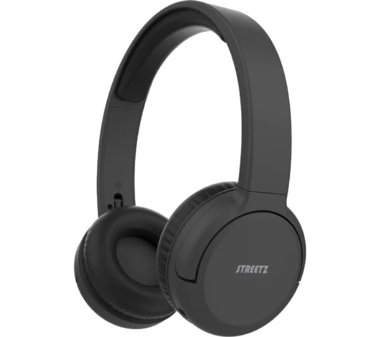 Image of STREETZ BT210 Wireless Bluetooth Headphones - Black 7333048068118