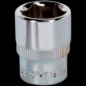 Image of Sealey 1/4" Drive Hexagon WallDrive Socket Metric 1/4" 14mm