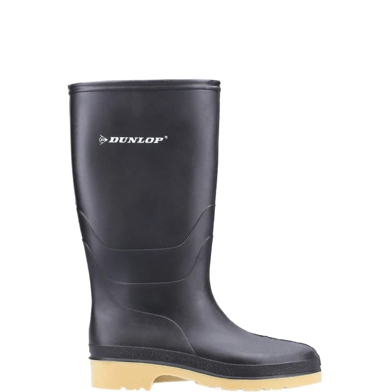 Image of Dunlop 'Dull' Wellingtons Black male
