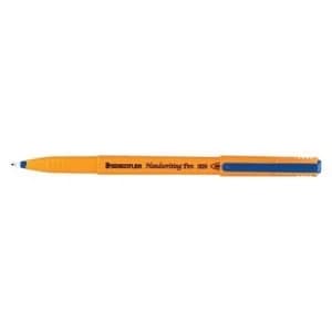 Image of Staedtler 309 Handwriting Pen Fibre Tipped 0.8mm Tip 0.6mm Line Blue 1 x Pack of 100 Bulk Pack January-December 2017