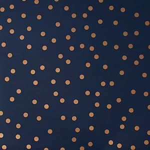 Image of Superfresco Easy Confetti Navy & Copper Wallpaper 10m