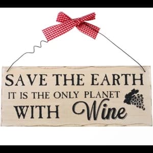 Image of Save the Earth Hanging Sign