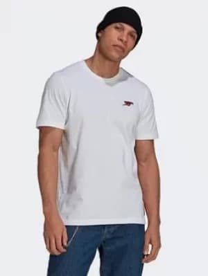 Image of adidas Arsenal Graphic T-Shirt, White, Size 2XL, Men
