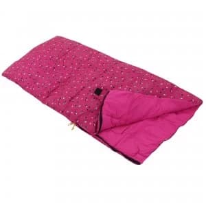 Image of Maui Kids Polyester Lined Sleeping Bag - Cabaret Polka Dot