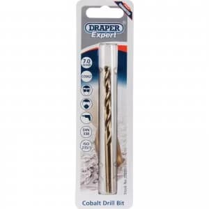 Image of Draper Expert HSS Cobalt Drill Bit 7mm Pack of 1