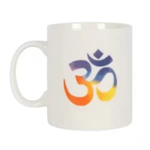 Image of Watercolour Om Symbol Ceramic Mug