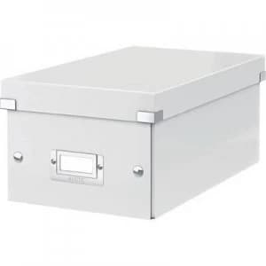 Image of Leitz DVD jewel case 22 DVDs Rigid cardboard (laminated) White (W x H x D) 190 x 135 x 320 mm 6042-00-01