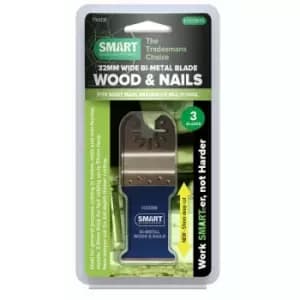 Image of Smart - Trade H32BM3 32mm Bi-Metal Multi Tool Blades Pack Of 3