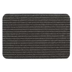 Image of JVL Infinity 50 x 75cm Heavy Duty Scraper Entrance Door Mat - Brown