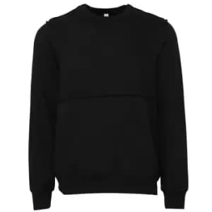 Image of Bella + Canvas Unisex Adult Raw Seam Sweatshirt (XXL) (Black)