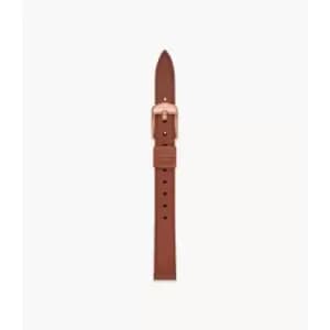 Image of Fossil Womens 12Mm Medium Eco Leather Strap - Brown