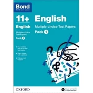Image of Bond 11+: English: Multiple-choice Test Papers : Pack 1
