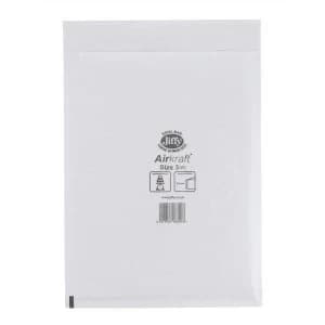 Image of Jiffy Airkraft Size 3 Postal Bags Bubble lined Peel and Seal 220x320mm White 1 x Pack of 50 Bags