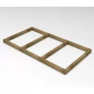 Image of Forest Garden 6X3 Timber Shed Base (L) 94Cm X (W) 177Cm - Assembly Service Included