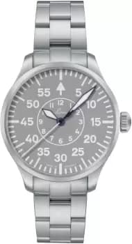 Image of Laco Watch Flieger Basic Aachen Grau 39 Bracelet