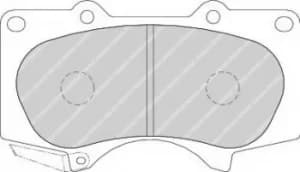 Image of Ferodo FDB1698 Brake Pad Set Front Axle Premier Car