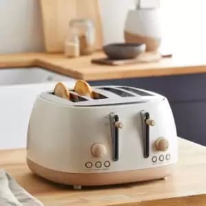 Image of Churchgate Chilcote Country 4 Slice Toaster Cream