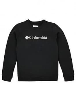 Image of Columbia Boys Park Crew Neck Sweat - Black, Size Xxs=5-6 Years