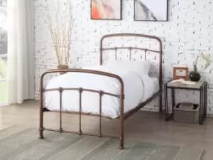 Image of Flintshire Mostyn 3ft Single Shining Rose Metal Bed Frame