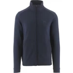 Image of BOSS Navy Skaz Curved Zip Top