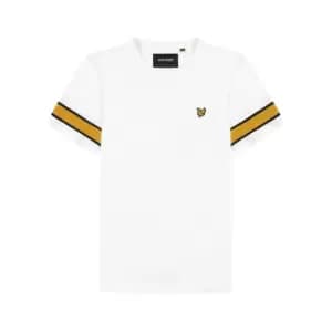 Image of Lyle and Scott Rib Insert T Shirt - White