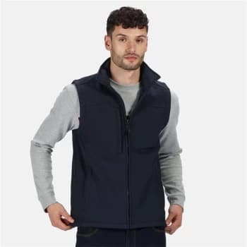 Image of Regatta Flux Softshell Bodywarmer - Navy/Navy