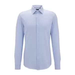 Image of Boss Hank Dot Shirt - Blue