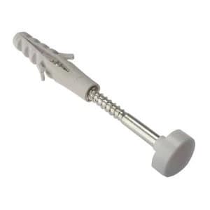 Image of ForgeFix W.C. Fixing Kit White Cap M6 x 80mm (1 Pair)