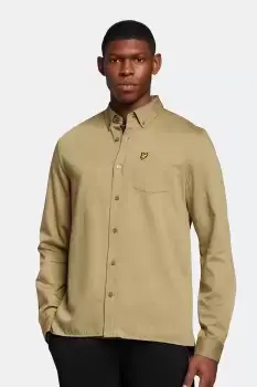 Image of Washed Cotton Shirt