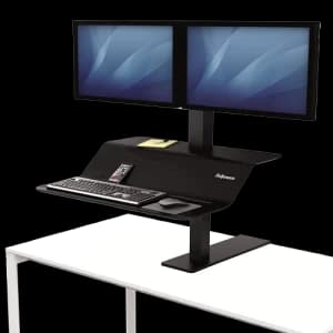 Image of Fellowes Lotus VE Sit Stand Workstation Dual 8082001
