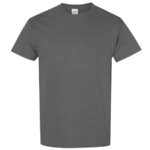 Image of Gildan Mens Heavy Cotton Short Sleeve T-Shirt (2XL) (Charcoal)