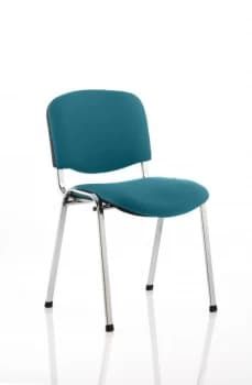 Image of ISO Chrome Frame Bespoke Colour Fabric - (Min Order Qty X 4) Teal