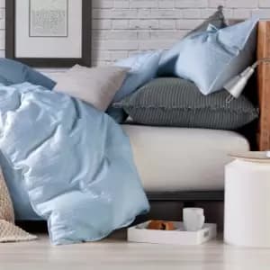 Image of DKNY Comfy Super Kingsize Duvet Cover, Chambray Blue
