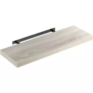 Image of Floating Shelves Shelf Including Bracket Wall Shelving Living Room Kitchen Black White Grey Oak High Gloss Matt 50 70 90 110cm 70cm Eiche (de)