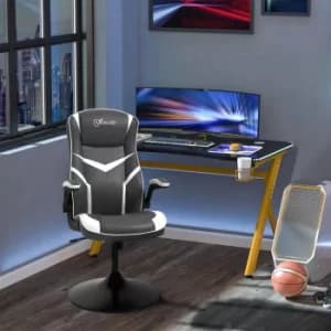 Image of Pendeen Racing Style Gaming Office Chair, white