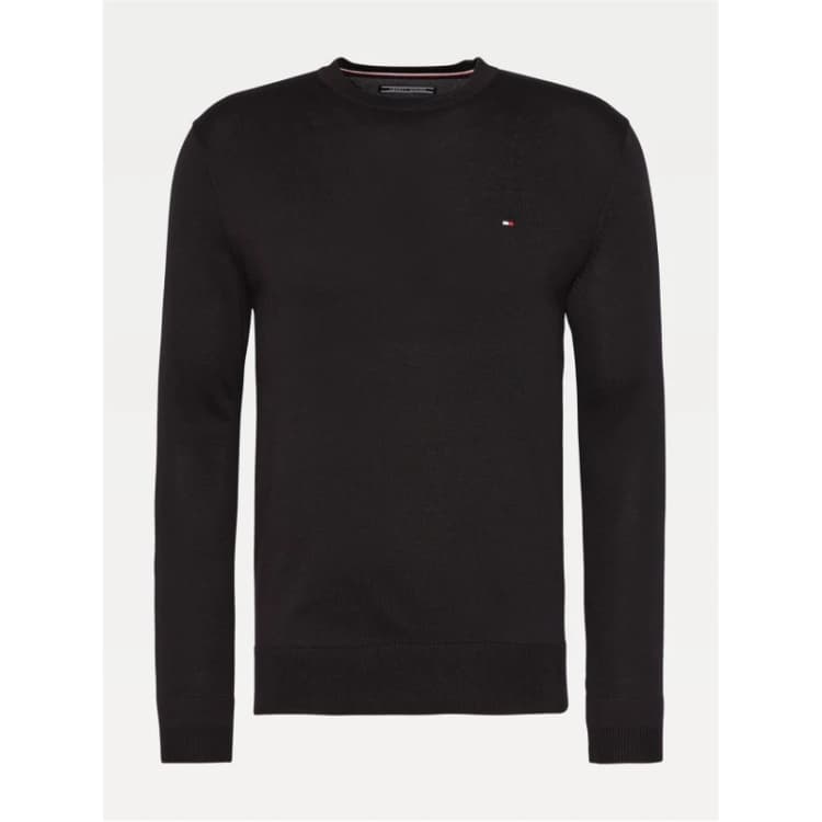 Image of Tommy Hilfiger Crew Neck Jumper - Black XL