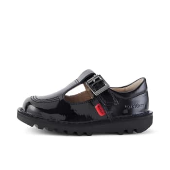 Image of KICKERS KICK T BAR PATL IF BLACK - 9
