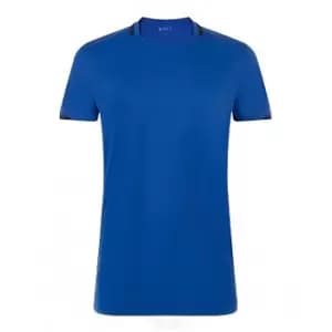 Image of SOLS Mens Classico Contrast Short Sleeve Football T-Shirt (XXL) (Royal Blue/French Navy)