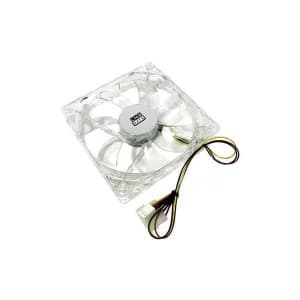 Image of LMS Data - 12cm Translucent LED Enhanced PC Case Fan 4-Pin/3-Pin (Purple LED)