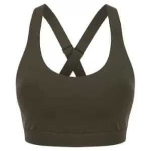 Image of Tombo Womens/Ladies Medium Impact Core Bra (XXS) (Olive Green)