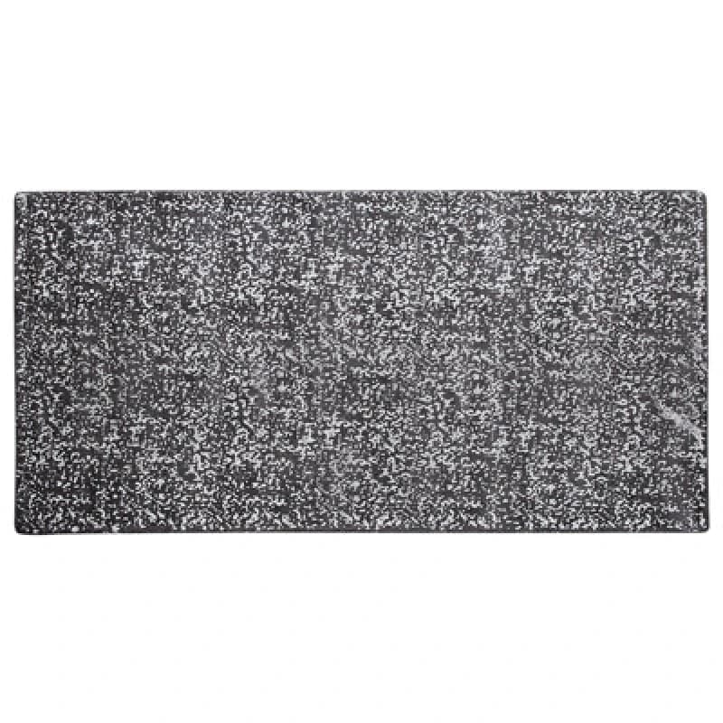 Image of Beliani Rug Esel Silver 80 X 150 Cm Viscose