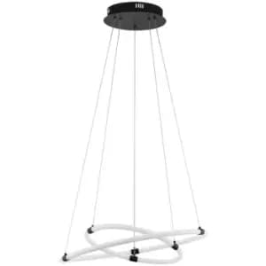 Image of Netlighting Banderillas LED Integrated Pendant Ceiling Light Black
