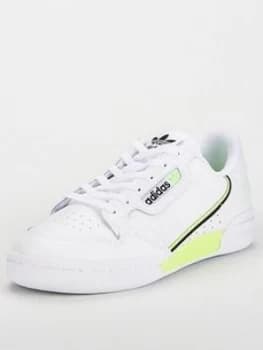 Image of Adidas Originals Continental 80 Junior Trainer - White