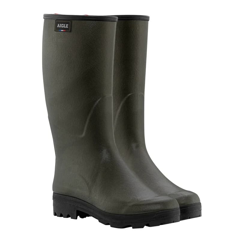 Image of Aigle Chambord NeoMesh Kaki Wellington Boots Mens - UK 10-10.5 / EU 45 Green male PS4288KAK45