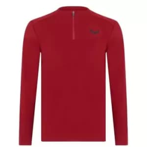 Image of CASTORE Half Zip Base Layer - Red